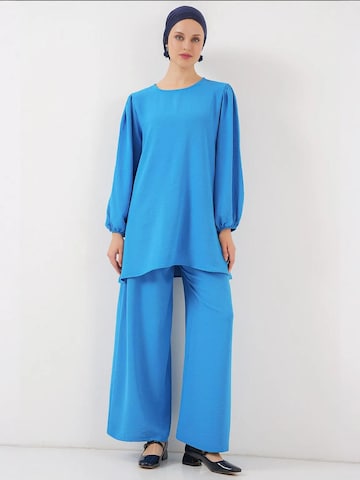 Bigdart - Calças de fato em azul: frente