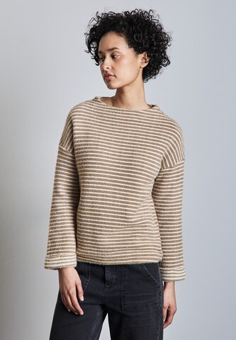 STREET ONE Shirt in Beige: Vorderseite