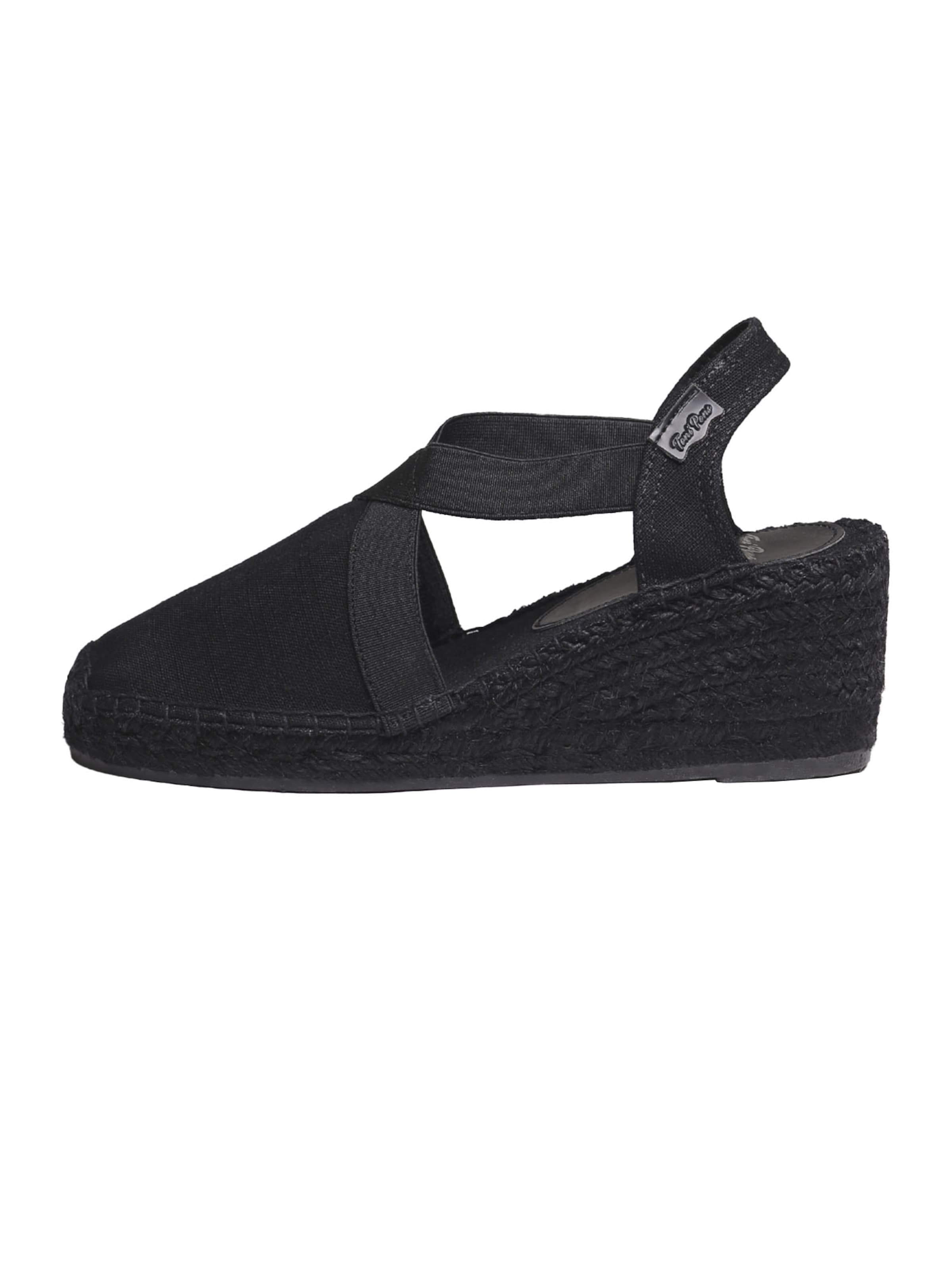 Toni Pons Espadryle 'Fabi' w kolorze czarny: przód