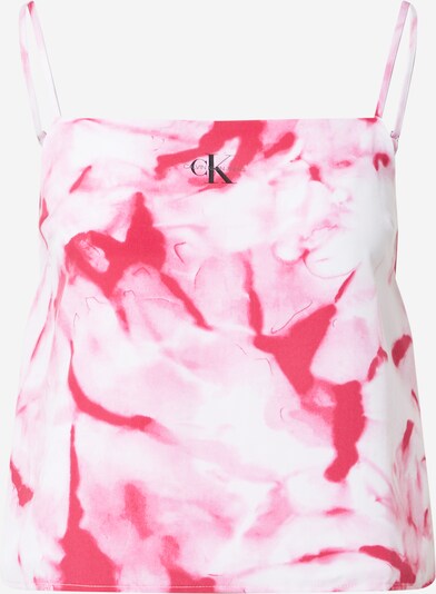Top Calvin Klein Jeans pe roz / roz / alb, Vizualizare produs