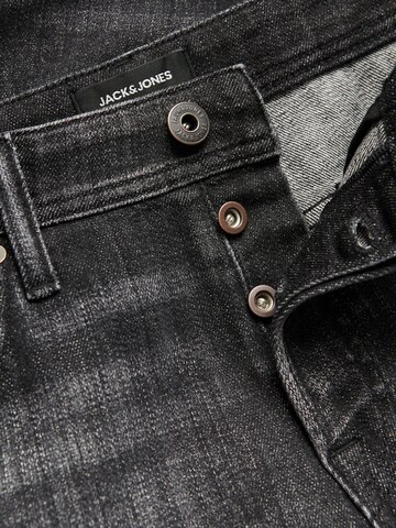 JACK & JONES Tapered Jeans 'Mike' in Schwarz