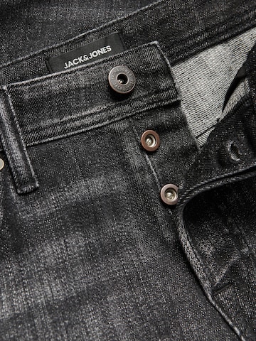 JACK & JONES Tapered Jeans 'Mike' in Black