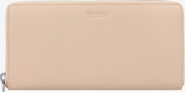 Esquire Wallet 'Viktoria' in Beige: front