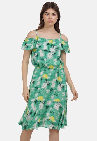 Rochie de vară de la MYMO pe verde: față