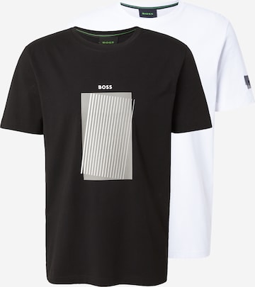 BOSS Paita värissä musta: etupuoli