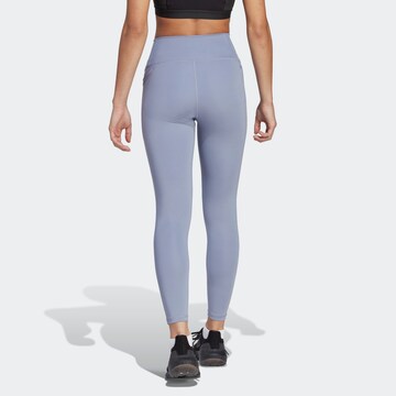 ADIDAS PERFORMANCE Skinny Urheiluhousut 'Optime Stash' värissä lila