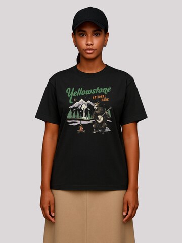F4NT4STIC T-Shirt 'US National Parks' in Schwarz: Vorderseite
