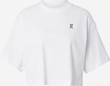 On - Camiseta funcional 'Club' en blanco: frente