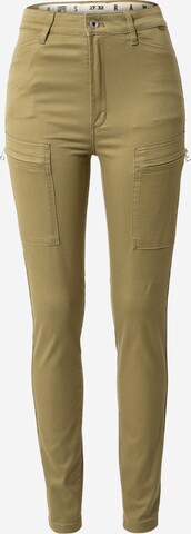 Pantalon cargo G-Star RAW en vert : devant