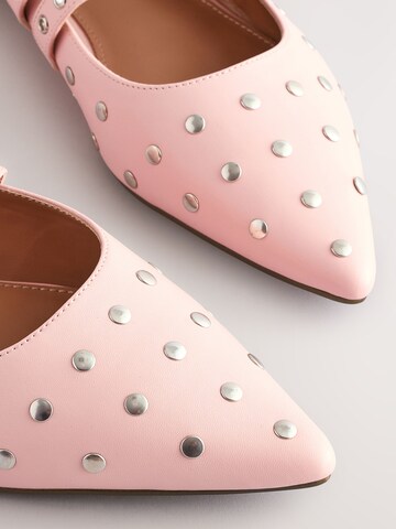 Next Ballet Flats with Strap 'Forever Comfort®' in Pink