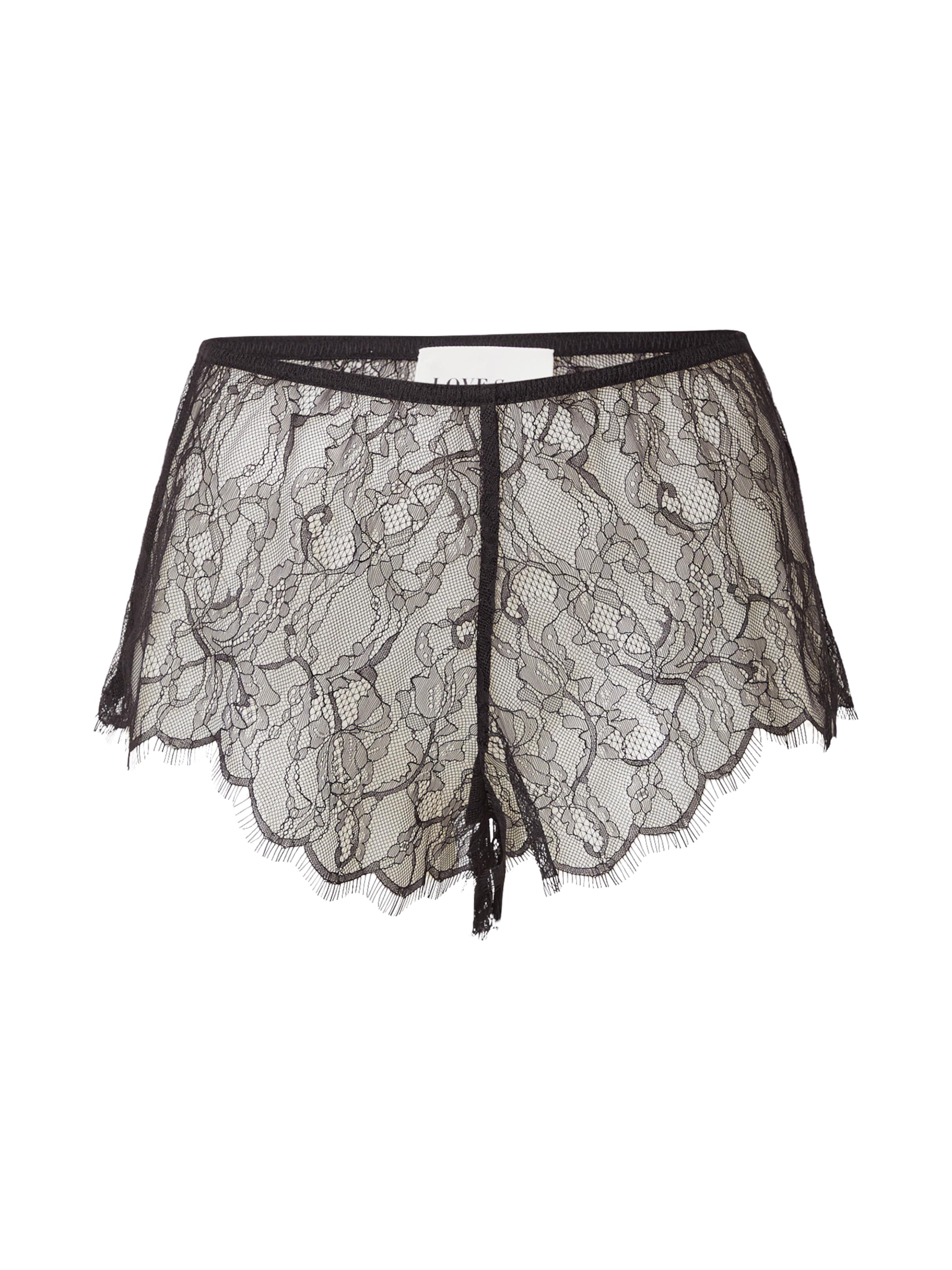 LOVE Stories Naiste bokserid 'Brooke', värv must: eest vaates