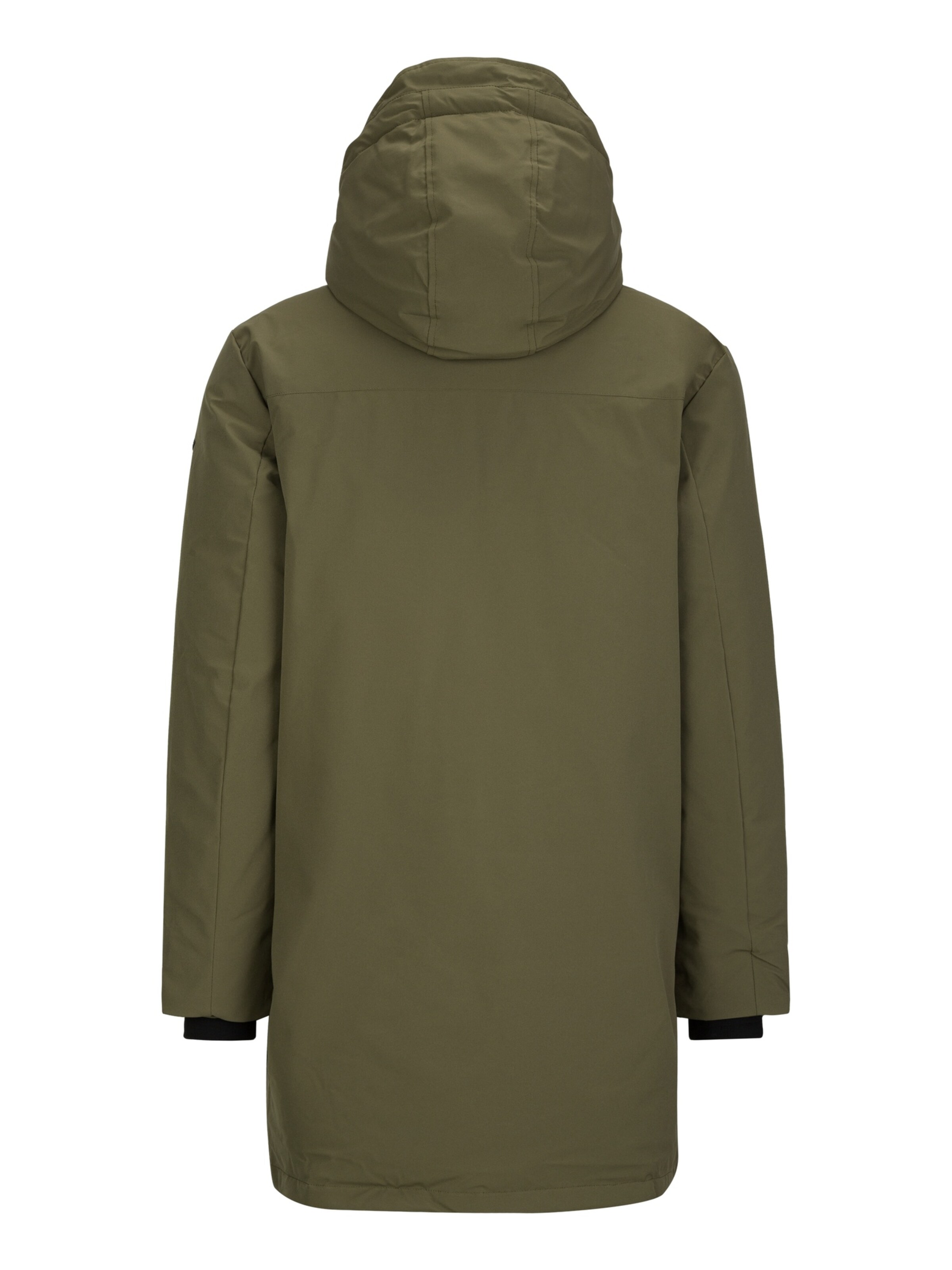 REPLAY Winterparka 'Fine Poly' in Groen