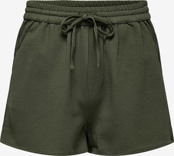 Pantalon 'AFFIDA' ONLY en vert : devant