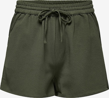 Pantaloni 'AFFIDA' di ONLY in verde: frontale