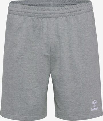 Hummel Regular Workout Pants 'GO 2.0' in Grey: front