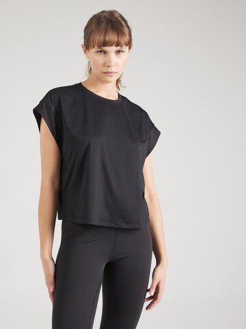 ADIDAS PERFORMANCE Functioneel shirt 'Studio' in Zwart: voorkant