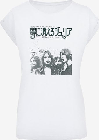 F4NT4STIC T-Shirt 'The Pink Floyd Julia Dream Summer' in Weiß: predná strana