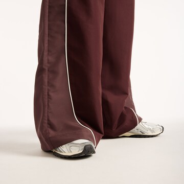 new balance Wide leg Trousers 'Trackside Woven Pant' in Red