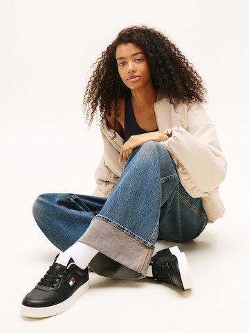 Tommy Jeans - Sapatilhas baixas 'THE GREENWICH' em preto