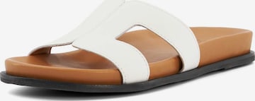 Mule 'Loupa' Dune LONDON en blanc : devant