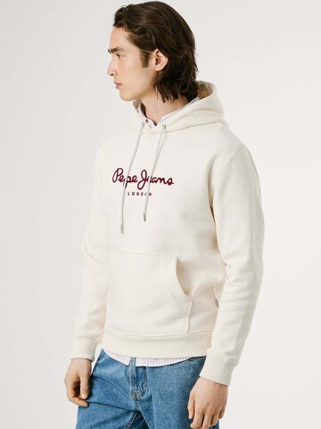 Sweat-shirt 'Macbeth Plain' Pepe Jeans en blanc