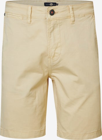 Regular Pantalon chino Petrol Industries en jaune : devant