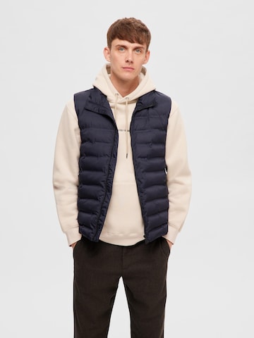 Gilet 'Barry' SELECTED HOMME en bleu : devant