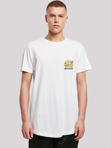 T-Shirt 'Woodstock Brust' F4NT4STIC en blanc : devant