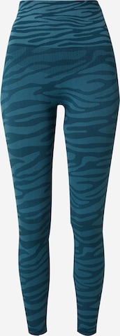 Skinny Pantalon de sport HKMX en bleu : devant