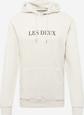 Sweat-shirt Les Deux en beige : devant