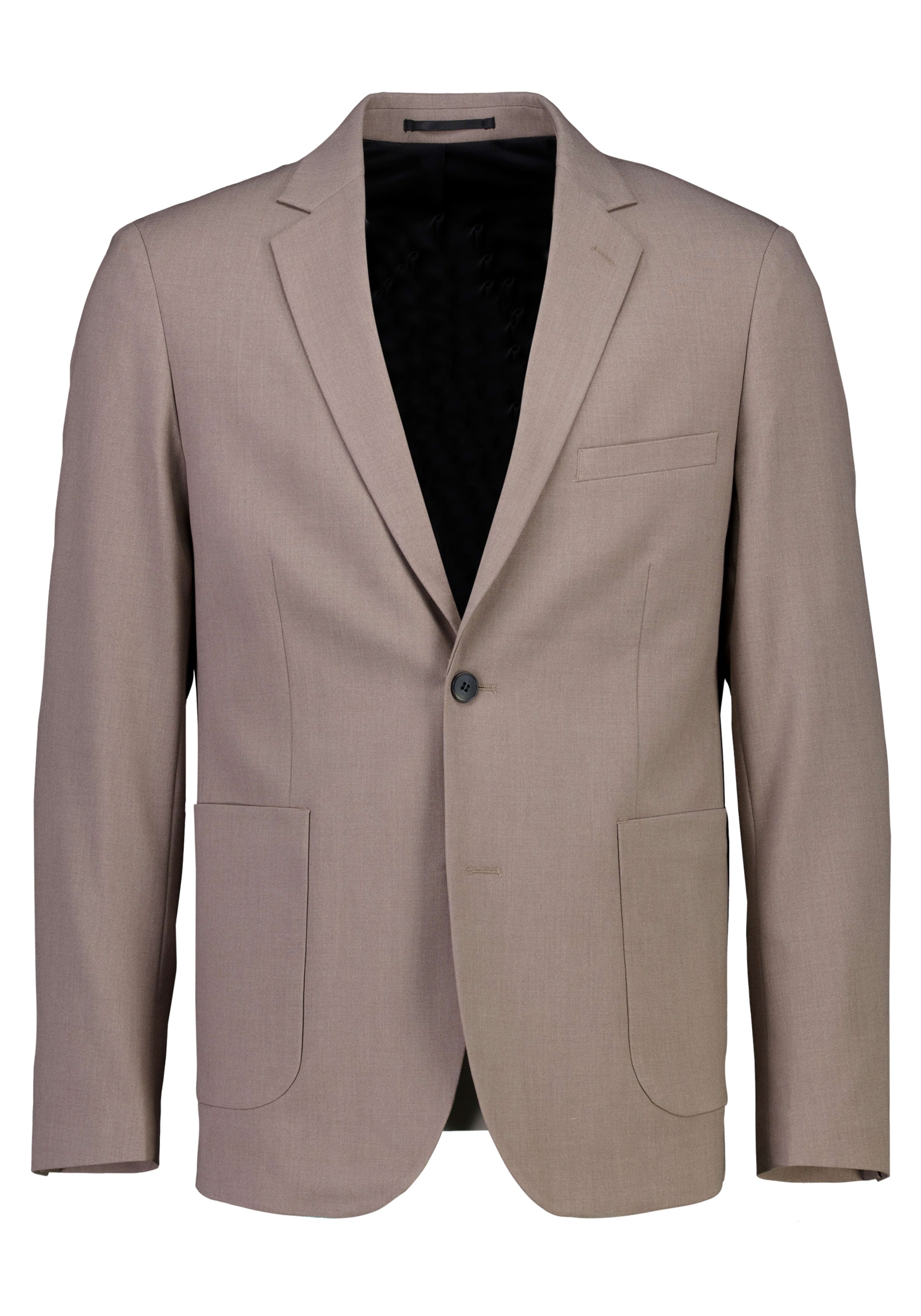 Lindbergh Regular Fit Sakko in Braun: Vorderseite