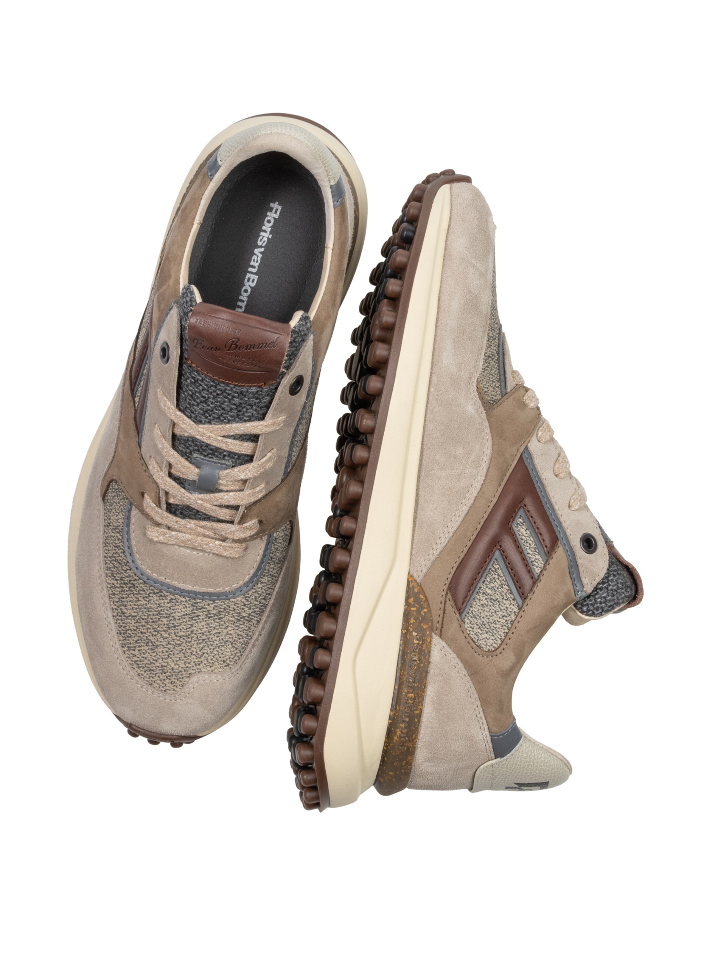 Sneaker bassa 'Noppi 29' di Floris van Bommel in marrone