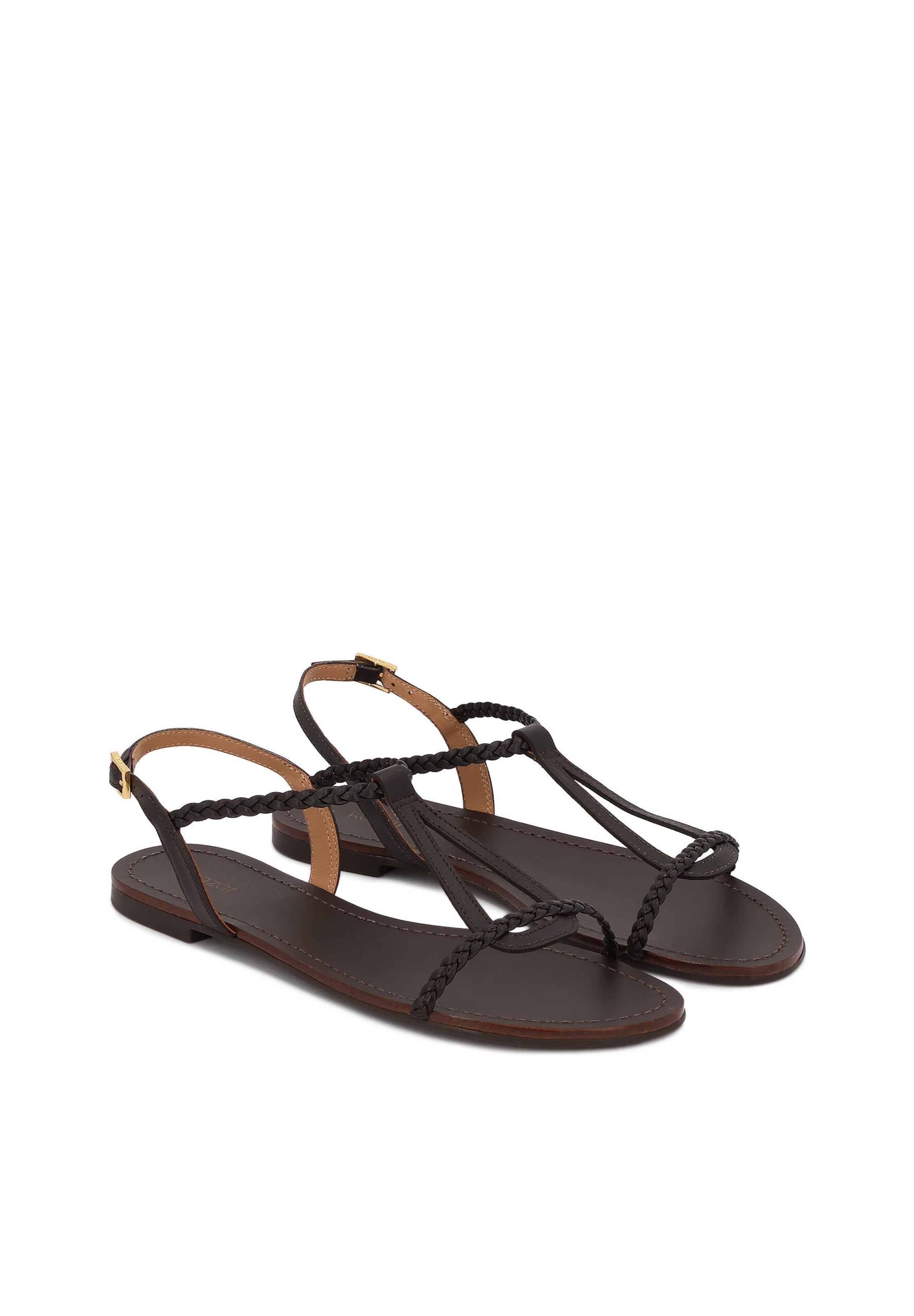 Kazar Sandaler med rem i brun