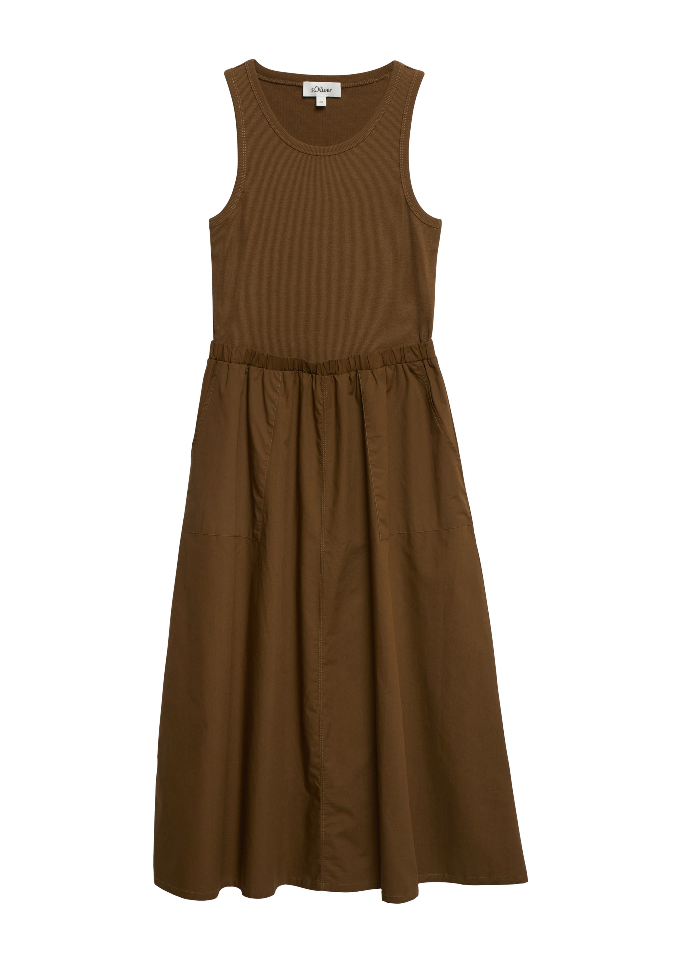 s.Oliver Dress in Brown: front