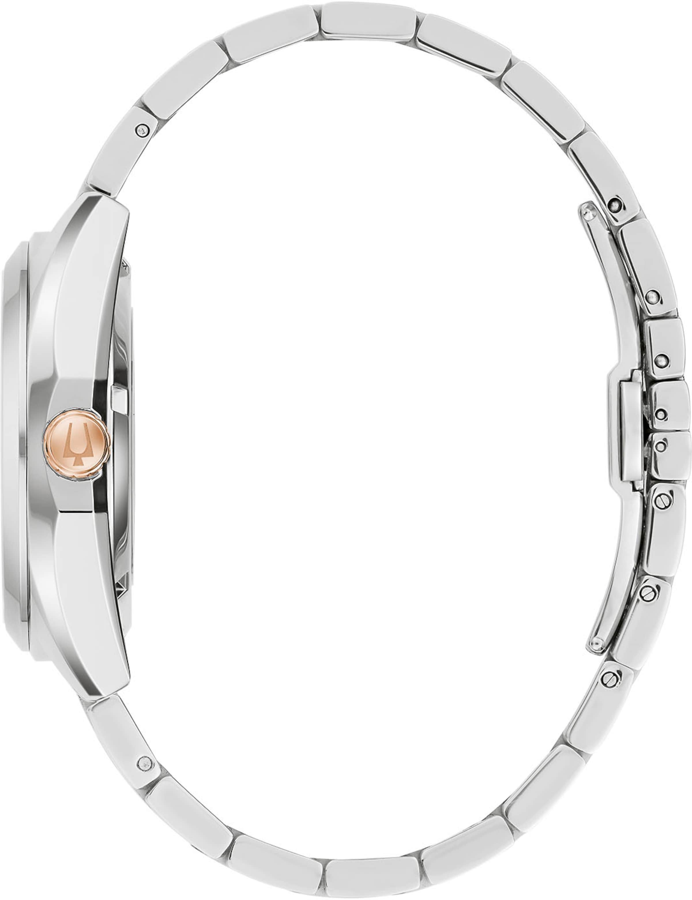 Bulova Analog Watch in Silver