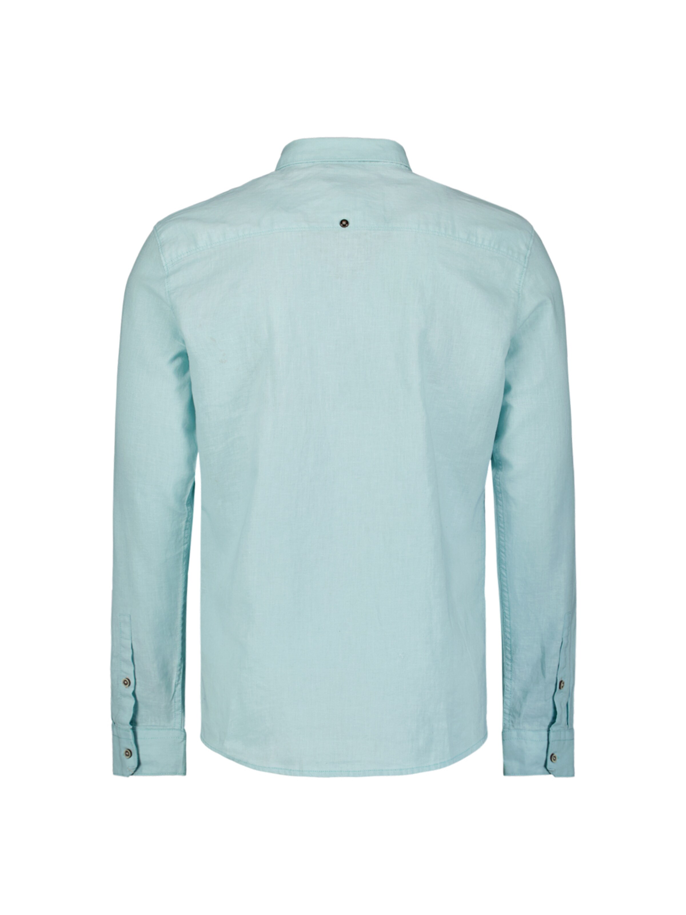 No Excess Regular Fit Hemd in Blau