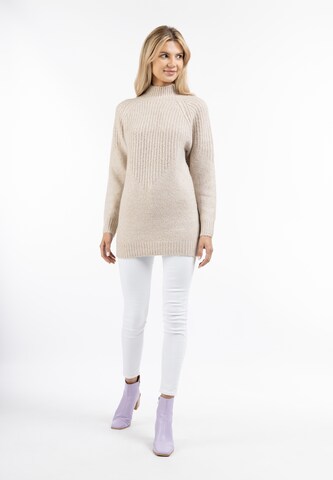 usha WHITE LABEL Pullover 'Lynnea' in Beige