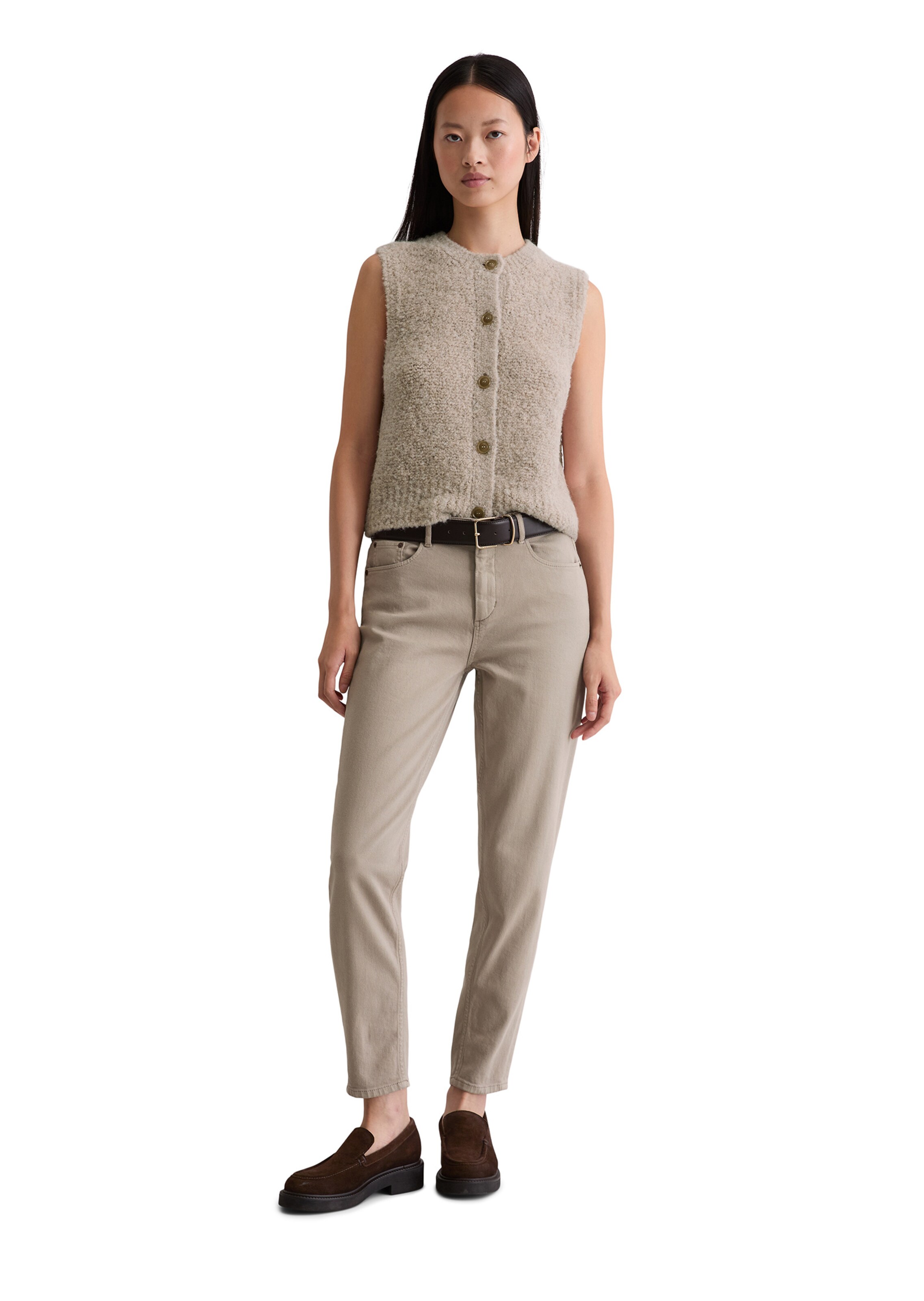 Marc O'Polo Strickjacke in Beige