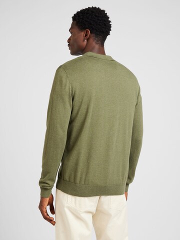 T-Shirt 'SLHBERG' SELECTED HOMME en vert