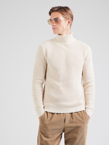 JACK & JONES Sweter 'JPRCCVIGGO' w kolorze beżowy: przód