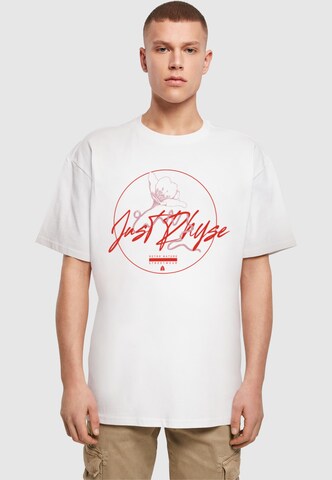 Just Rhyse Футболка 'Full Bloom' в Белый: спереди