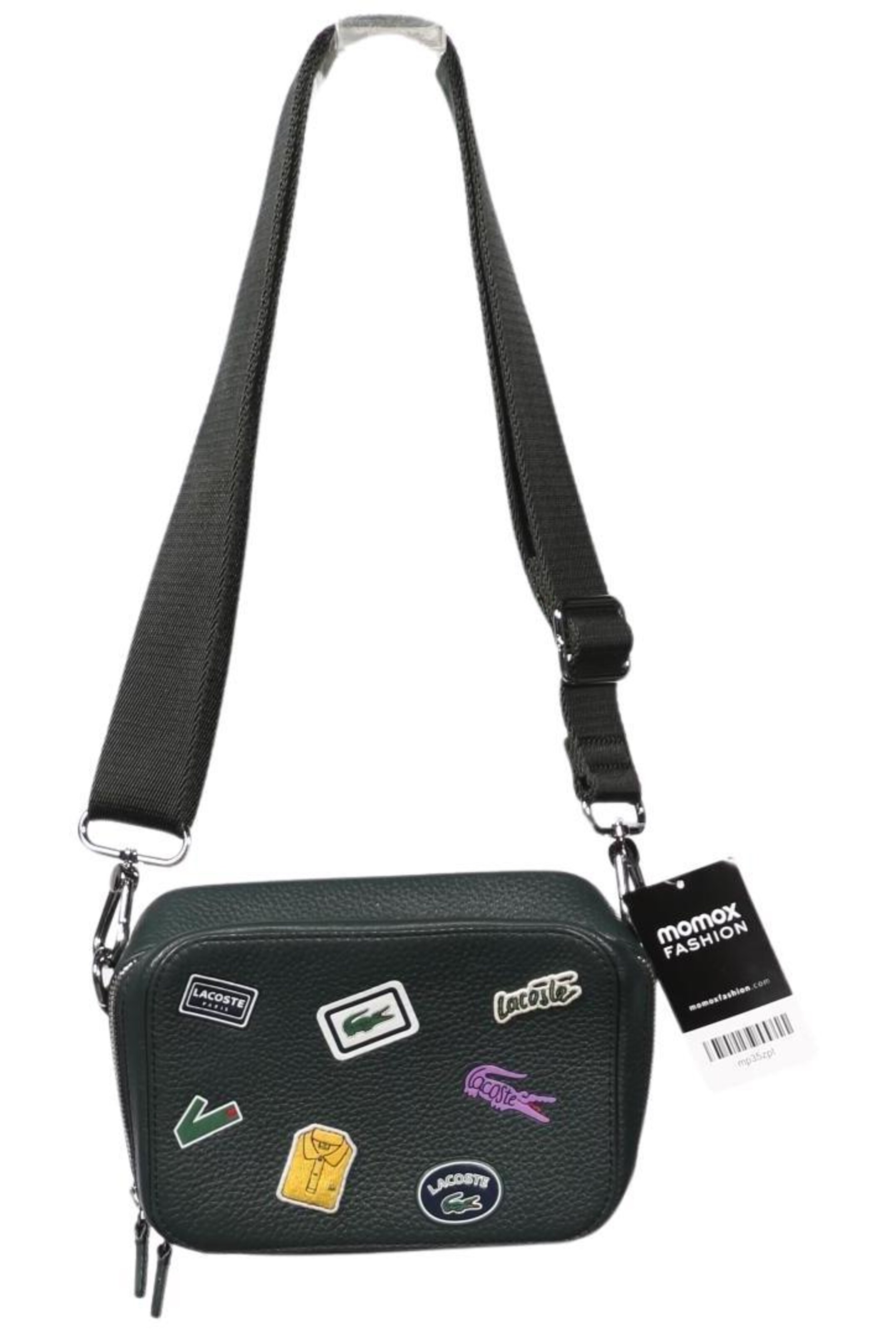 LACOSTE Handtasche klein Leder One Size in Grün: Vorderseite