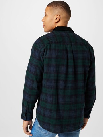 Abercrombie & Fitch Regular Fit Hemd in Blau