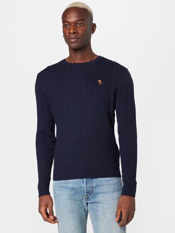 Pull-over Abercrombie & Fitch en bleu : devant