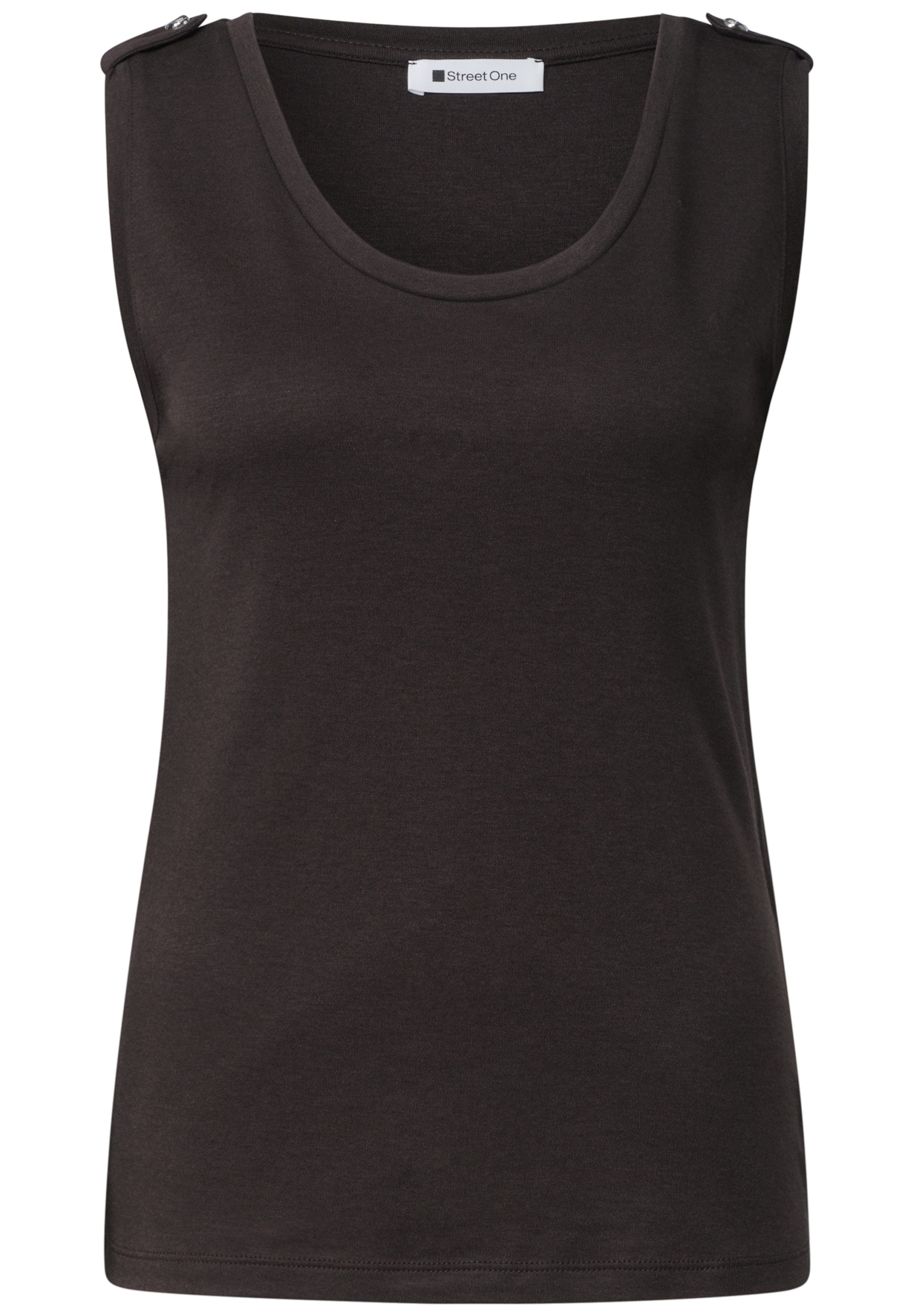 STREET ONE Top in Brown: front