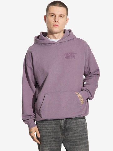 Prosto Sweatshirt 'Flathead' in Purple