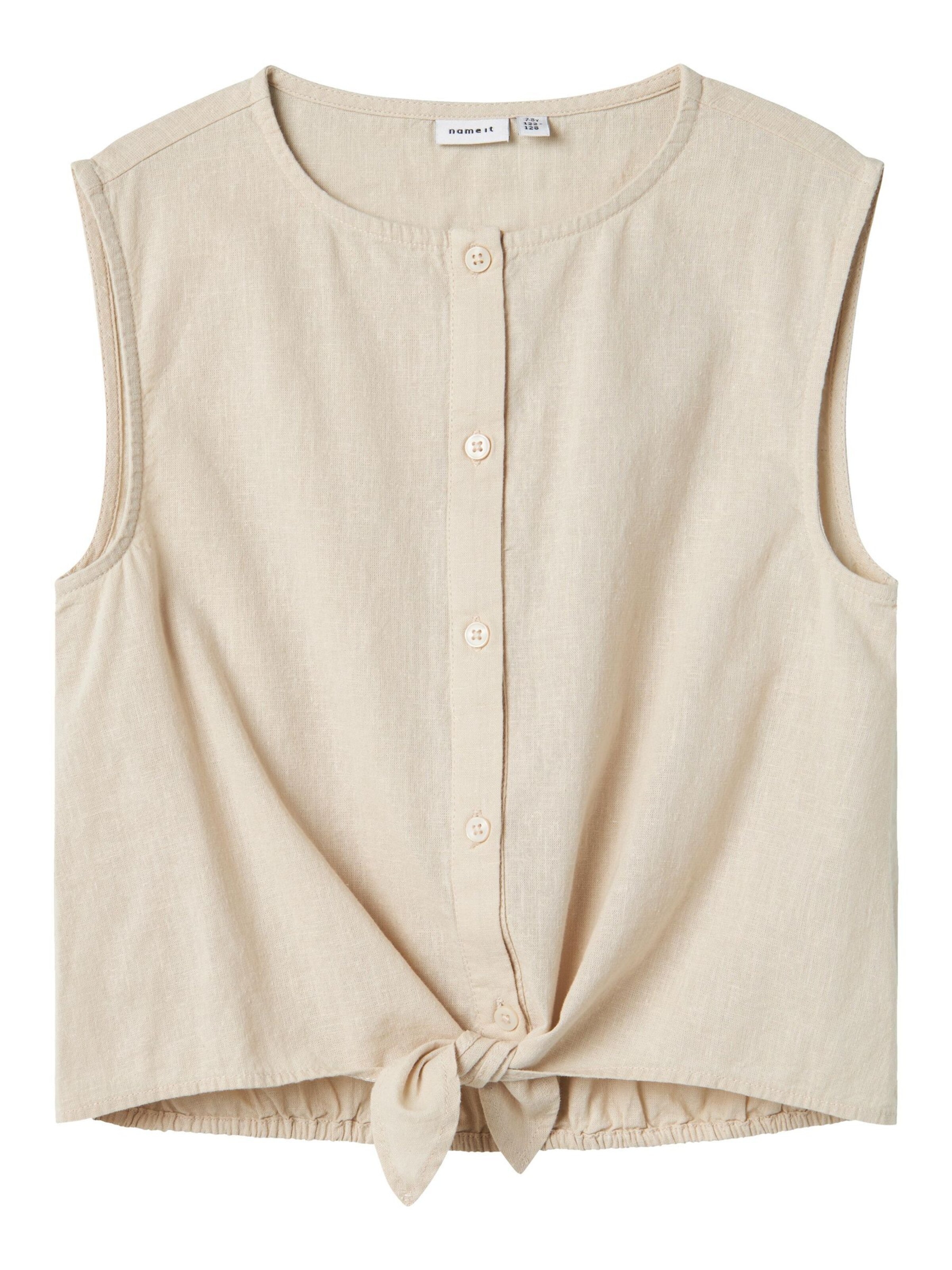 NAME IT Bluse i beige: forside