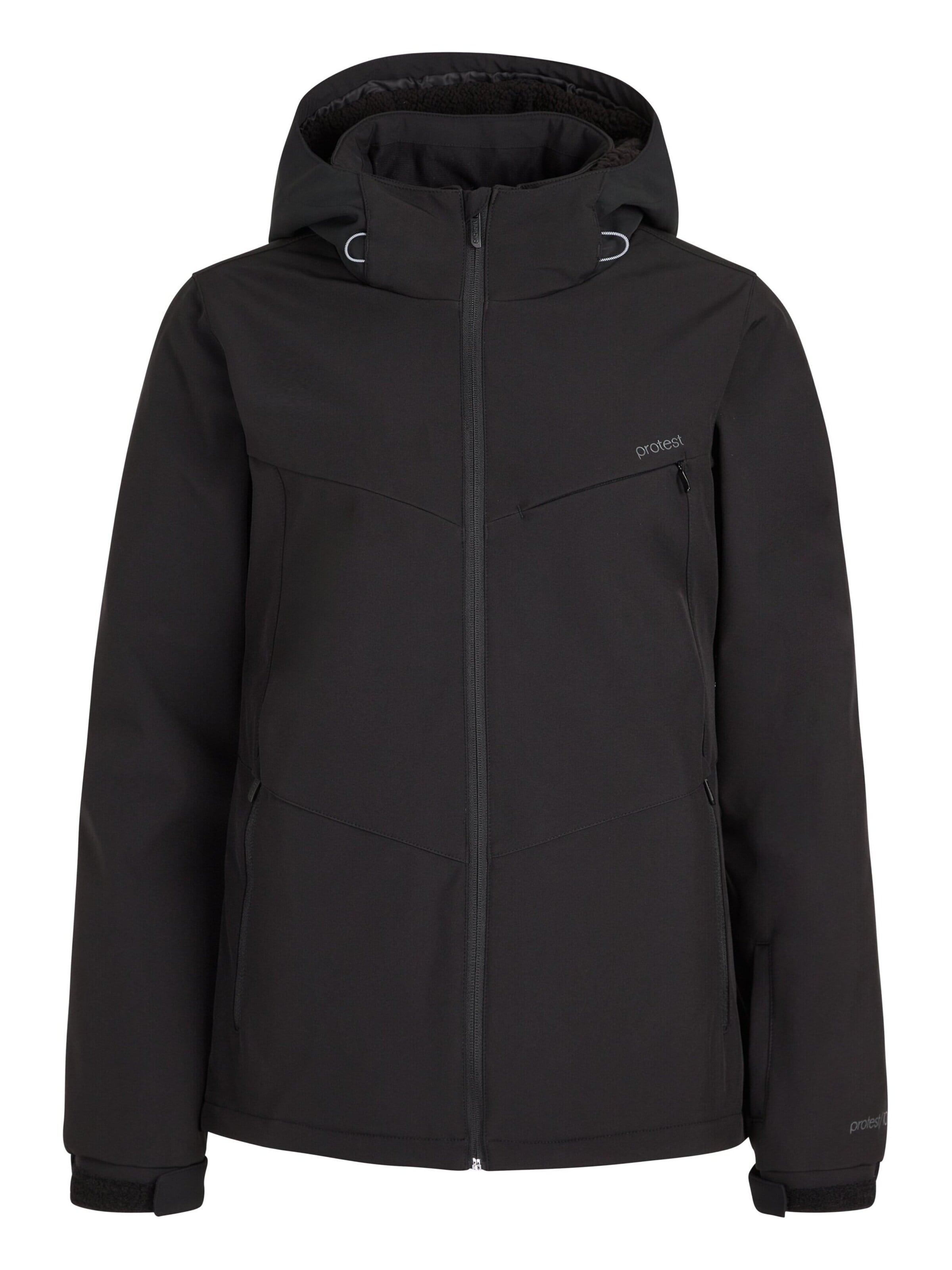 PROTEST Sportjacke 'PRTSUZANAIOS'‌‌‌‌‌‌ in Schwarz: Vorderseite