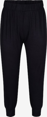 Zizzi Tapered Pants 'Saga' in Black: front