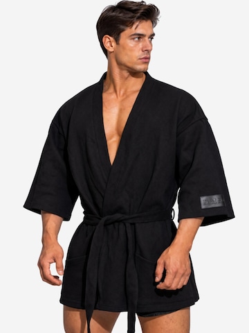 BIMONI Short Bathrobe in Black